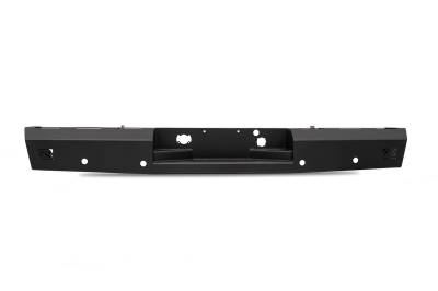 Fab Fours FF09-RT1750-1 Red Steel Rear Bumper