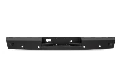 Fab Fours - Fab Fours DR10-RT2950-1 Red Steel Rear Bumper - Image 2