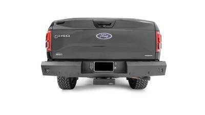 Fab Fours FF15-RT3250-1 Red Steel Rear Bumper