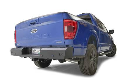 Fab Fours - Fab Fours FF21-RT5150-1 Red Steel Rear Bumper - Image 5