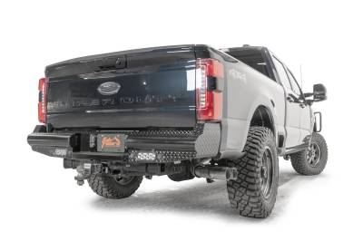 Fab Fours - Fab Fours FS23-T5950-1 Black Steel Rear Bumper - Image 5