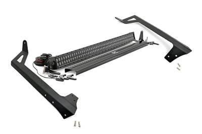 Rough Country - Rough Country 70504BL LED Light Bar Windshield Mounting Brackets - Image 1