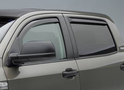 EGR Smoke In Channel Window Vent Visors Chevrolet Silverado 07-10 Crew Cab (4-Piece Set)